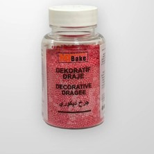 My Bake Boncuk Şeker Sprinkles 45 gr Pembe 2mm