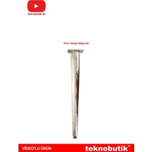 Stilaks 41CM Ahşap Ø60X Ø32MM Konik Masa ve Sehpa Ayağı