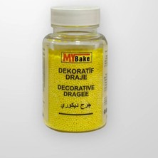 My Bake Boncuk Şeker Sprinkles 45 gr 2mm Sarı