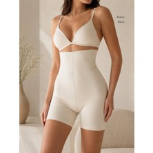 Intive Lingerie Papatya Yüksek Bel Beli Silikonlu Ultra Yüksek Bel Şort Korse