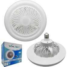 OEM Wınlıght WL-4040 5 Kanatlı Pervaneli Simit LED Ampul Beyaz 6500K 220V 40W 4000LM E27