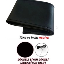 Uslucan Alışveriş Audı Q5 Uyumlu Araç,oto Direksiyon Kılıfı Siyah Dikiş