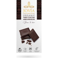 Jovia Organıc %85 Cocoa Dark Çikolata 85 G (6'li Paket)