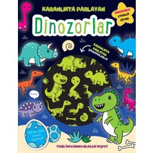 ALFA AKSESUAR 03 Karanlıkta Parlayan Kitaplar - Dinozorlar (Parlayan Çıkartmalar)