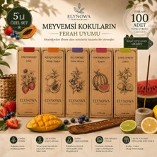 Meyve Kokuları Doğal Tütsüler 5X20 Adet - Uzun Süre Kalıcı Odunsu Aromalar