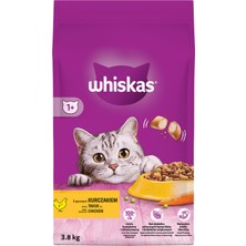 Whiskas Tavuklu Kuru Mama 3.8 kg (2'li Paket)