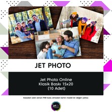 Jet Foto Jet Photo Online Klasik Baskı 15X20 (10 Adet) (3'li Paket)