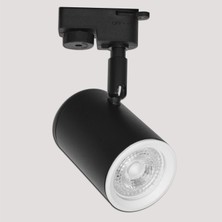 Dlc Ray Serisi NR310 50 W Ledli GU10 Duy Yuvarlak Ray Spot 1 Adet Siyah