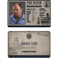 Neora Prison Break Brad Bellick Fox River Parodi Kart | Koleksiyon Kartı