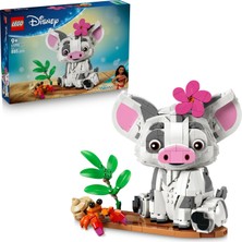 LEGO Disney Moana Pua 43292 | 9 Yaş ve Üzeri Çocuklar Için Dal ve Çiçek Aksesuarları Içeren Dinamik