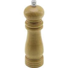 Artisan Cappadocia Küçük= Çap: 4.5cm - Uzunluk: 15CM Ahşap Tuz - Baharat Öğütücü (5639)