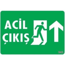 Kaia Life Acil Çıkış Uyarı Levhası 17,5X25 KOD:943