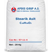 Apeks Stearik Asit - C18H36O2 - 25 kg