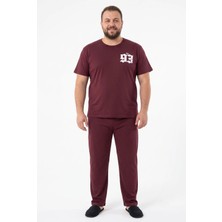 Fames Büyük Beden Erkek 93 Yazılı Pijama Takımı