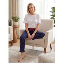 Lady Queen Bambu Likralı Ring Viskon Pijama Altı 6018