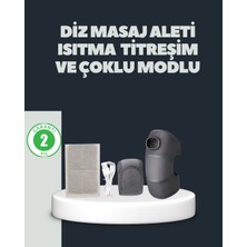 Isıtmalı Titreşimli Diz Masaj Cihazı 3D Rezonans Teknolojili