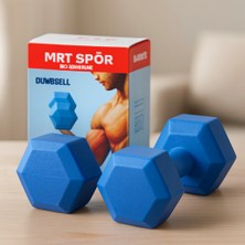 7 kg Plastik Köşeli Dambıl (2'li Set)