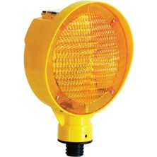 Hayat Trafik Solar Yuvarlak Flaşör (Sarı)