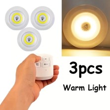 Artisan Cappadocia Uzaktan Kumandalı Yapışkanlı 3&amp;#39;lü LED Spot Lamba (5639)
