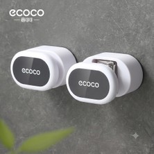 Miecoco Ecoco Yan Girişli Fırça-Mop Tutucu Ikili Siyah