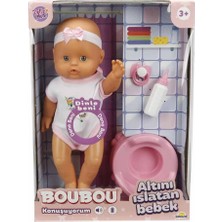 2030121 Boubou Altını Islatan ve Konuşan Bebek Seti 30 cm