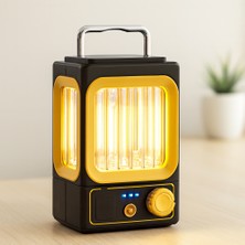 Nostalji Solar Lamba - USB Şarjlı 1500MAH