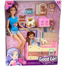 WG-C115112 Kutulu 29CM Aksesuarlı Ranzalı Bebek - Vardem Oyuncak