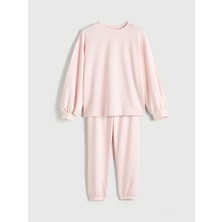 Lc Waikiki Yeni Sezon Bisiklet Yaka Kız Çocuk Pijama Takım