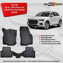 Audi Q3 Paspas Araca Özel 2018 2024 Arası BOSSE 3D Havuzlu Oto Paspas