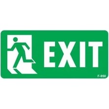 Kaia Life Exit Sol Uyarı Levhası 17,5X25 KOD:950