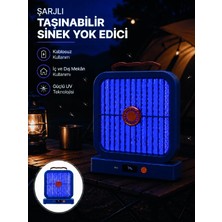 Elektrikli Sinek Öldürücü 365NM Uv Işıklı Masaüstü Cihaz Mavi Renk