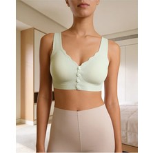 Bolero Dikişsiz Önden Çıtçıtlı Destekli Kadın Bralet