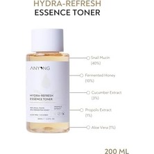 Anyong Aydınlatıcı, Nemlendirici ve Tazeleyici Tonik 200 ml (%40 Salyangoz Özü& Bal & Propolis & Aloe)