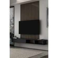 Dekortis Home Dekor 180DHDXTDAA Mono Duvara Monte Tv Sehpası Antrasit
