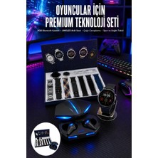 Eseno Select Gamer Kulaklık ve Çok Kordonlu Akıllı Saat Gürültü Önleyici Gps Desteği Yeni Nesil ile Uyumlu Aksesuar