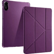 Xiaomi Redmi Pad 2 Kalemlikli Mars Tablet Kılıfı - Mürdüm