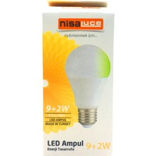 Artisan Cappadocia 9+2W E27 Beyaz-Yeşil LED Ampul (5639)