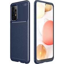 Eseno Select Samsung Galaxy A52 Uyumlu Kılıf Auto Focus Karbon Kapak - Lacivert