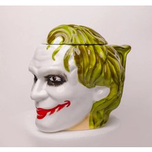 3D Kapaklı Joker Tasarımlı Porselen Kupa Bardak ALK4516