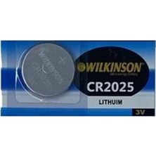 Wilkinson Wılkınson CR2025 3V Lıthuım (Lityum) Düğme Pil - Tekli