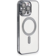 Apple iPhone 15 Pro Max Kılıf Kross Magneticsafe Kapak - Titan Gri