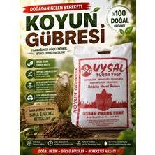 Uysal 20 Lt. Organik Koyun Gübresi, Çiçek, Bitki Yetiştirme Coşturmak Için Gübre
