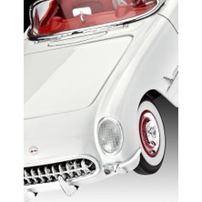 Model Set 67718 '53 Chevrolet® Corvette® Roadster 1:24 Ölçekli Yapısız/boyasız Plastik Model Kiti Contacta Profesyonel Tutkal, Boya Fırçası ve Seçilmiş Aqua Renkli Boyalar