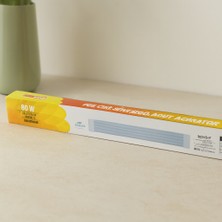120 cm 80W Kristal Bant Armatür 6500K (2'li, Alüminyum Kapak, IP20)