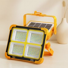 Güneş Enerjili LED Projektör IP66 336 LED 12000MAH Powerbank