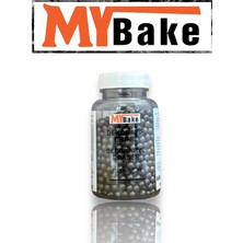 My Bake Boncuk Şeker Sprinkles 45 gr 4mm Siyah