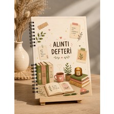Beticraft Alıntı Defteri, A5 Boy, Spiralli Defter