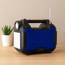 Güneş Enerjili El Feneri Radyo Mp3 Bluetooth Usb/tf Powerbank