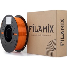 Filamix Hyper Petg Şeffaf Turuncu Filament 1.75MM 1kg Plastik Makara