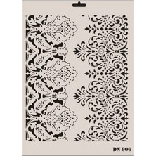 Kaia Life Rich Dantel Seri DN-906 Stencil 35X25 cm